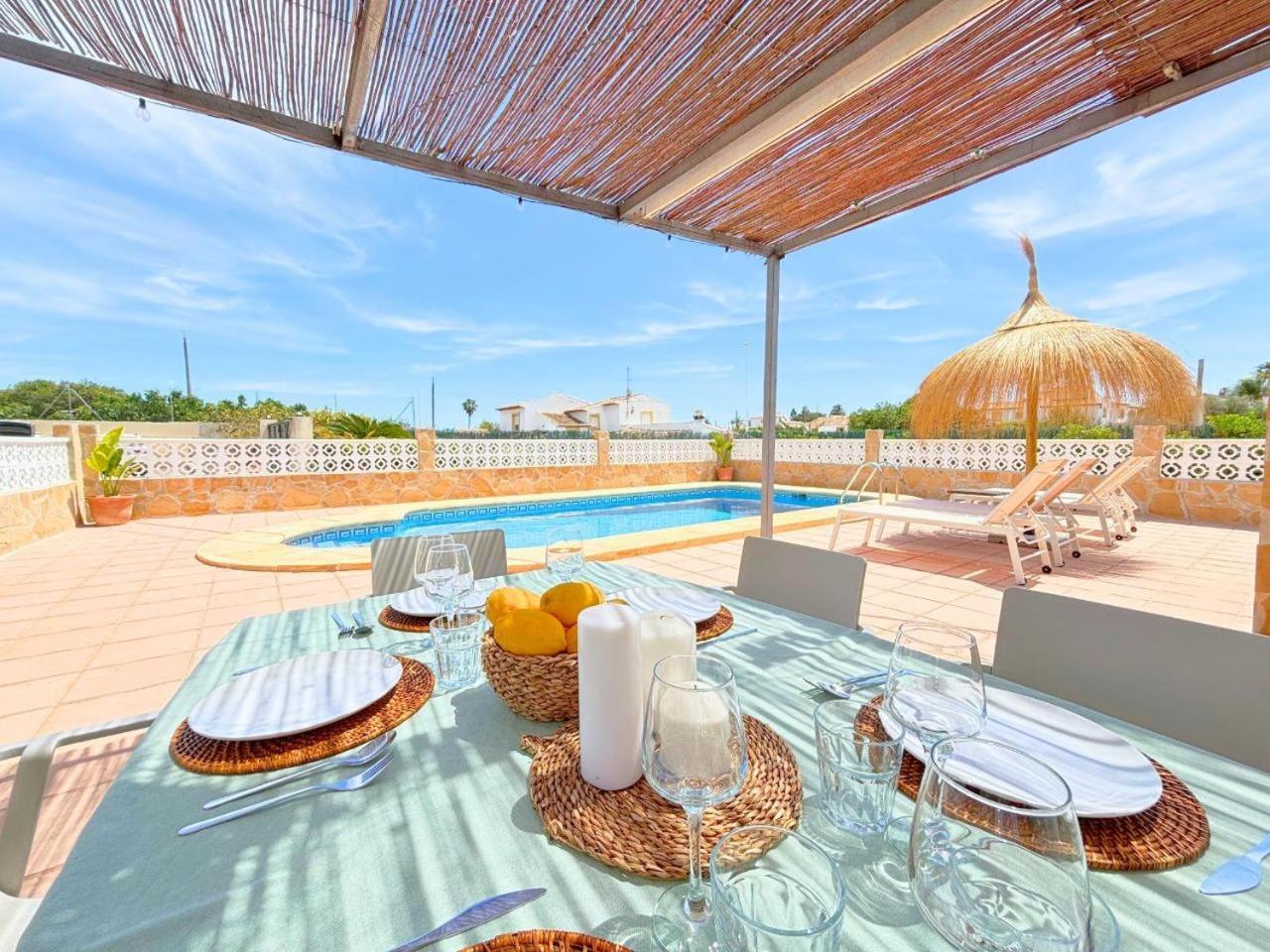 Villa Mediterranea Con Piscina Privada Jávea エクステリア 写真